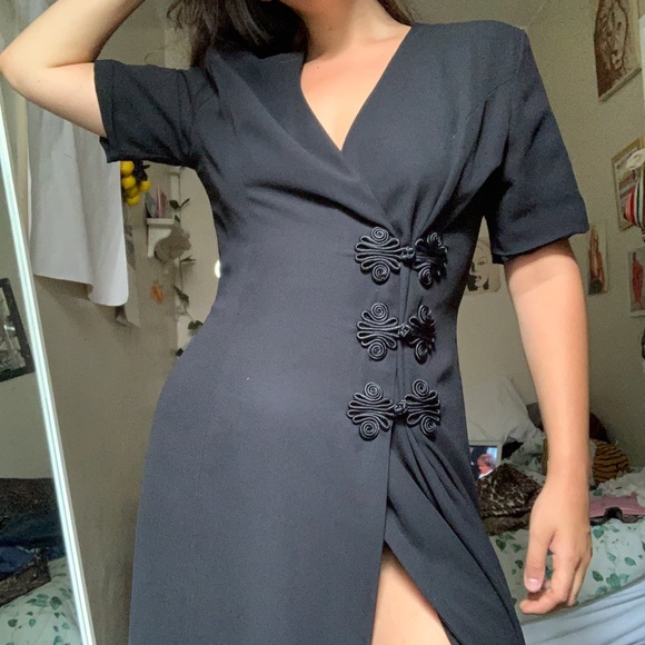 Maxi Black Vintage Ultra Dress - Picture 2 of 5